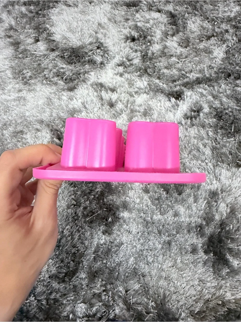 Pink Heart Silicone Mold Tray